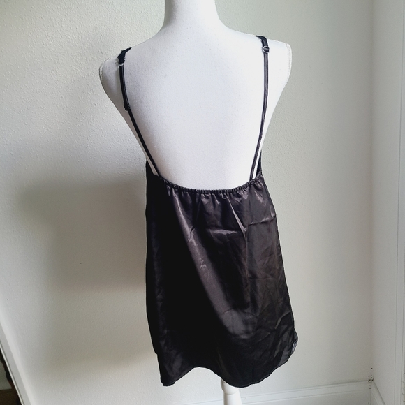 Cozy Rozy Black Lace Night Piece medium NWOT - Picture 3 of 11